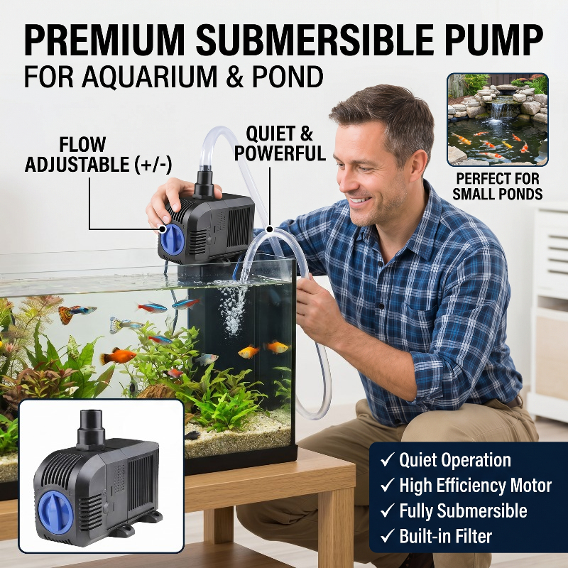 Aquarium Fish Images - Ultra-Quiet HJ series 500—3000L/H Submersible Water