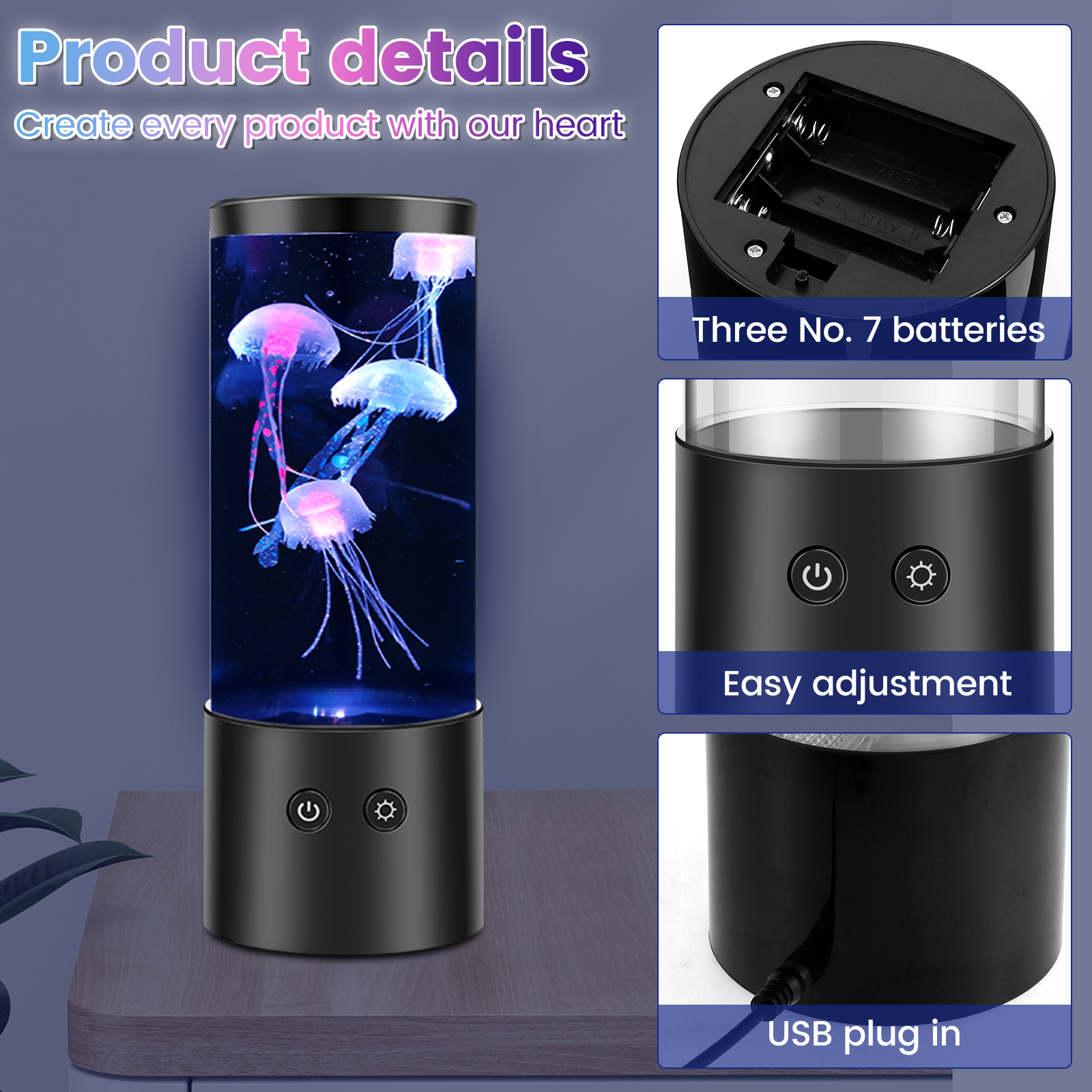 Jellyfish Night Light LED Fish – Aquarium Fish Lamp Bewertung und Preis