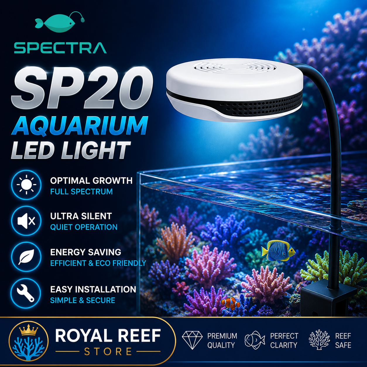 Spectra SP20 20W Aquarium LED  – Aquarium Fish Light Lamp Bewertung und Preis
