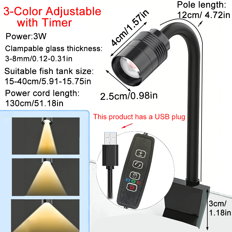 3W South American Aquarium Spo – Aquarium Fish Light Lamp Bewertung und Preis