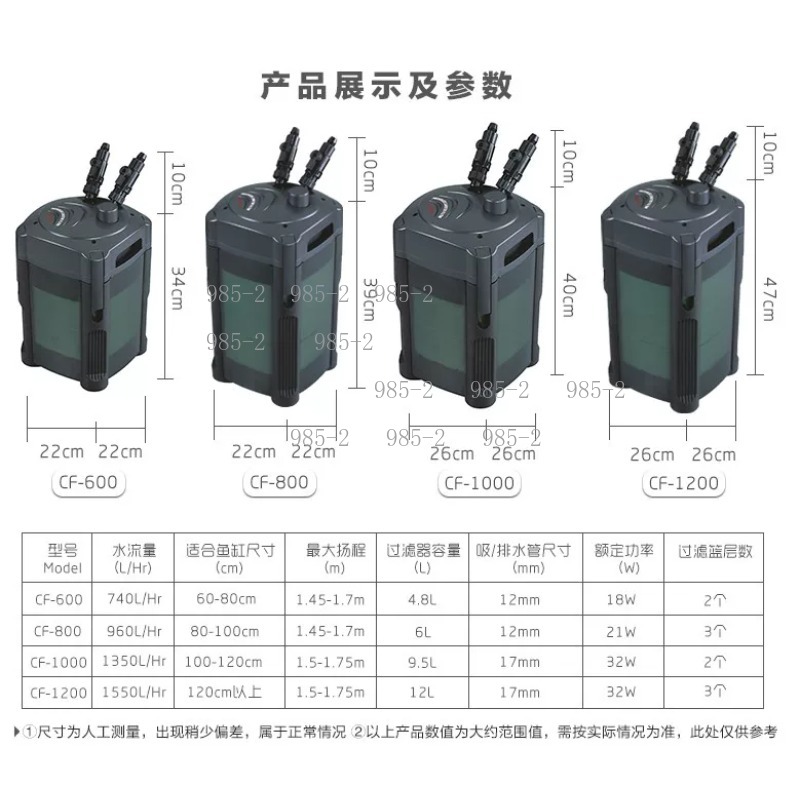 Ultra Quiet Aquarium Canister  – Aquarium Fish Breeding Bewertung und Preis