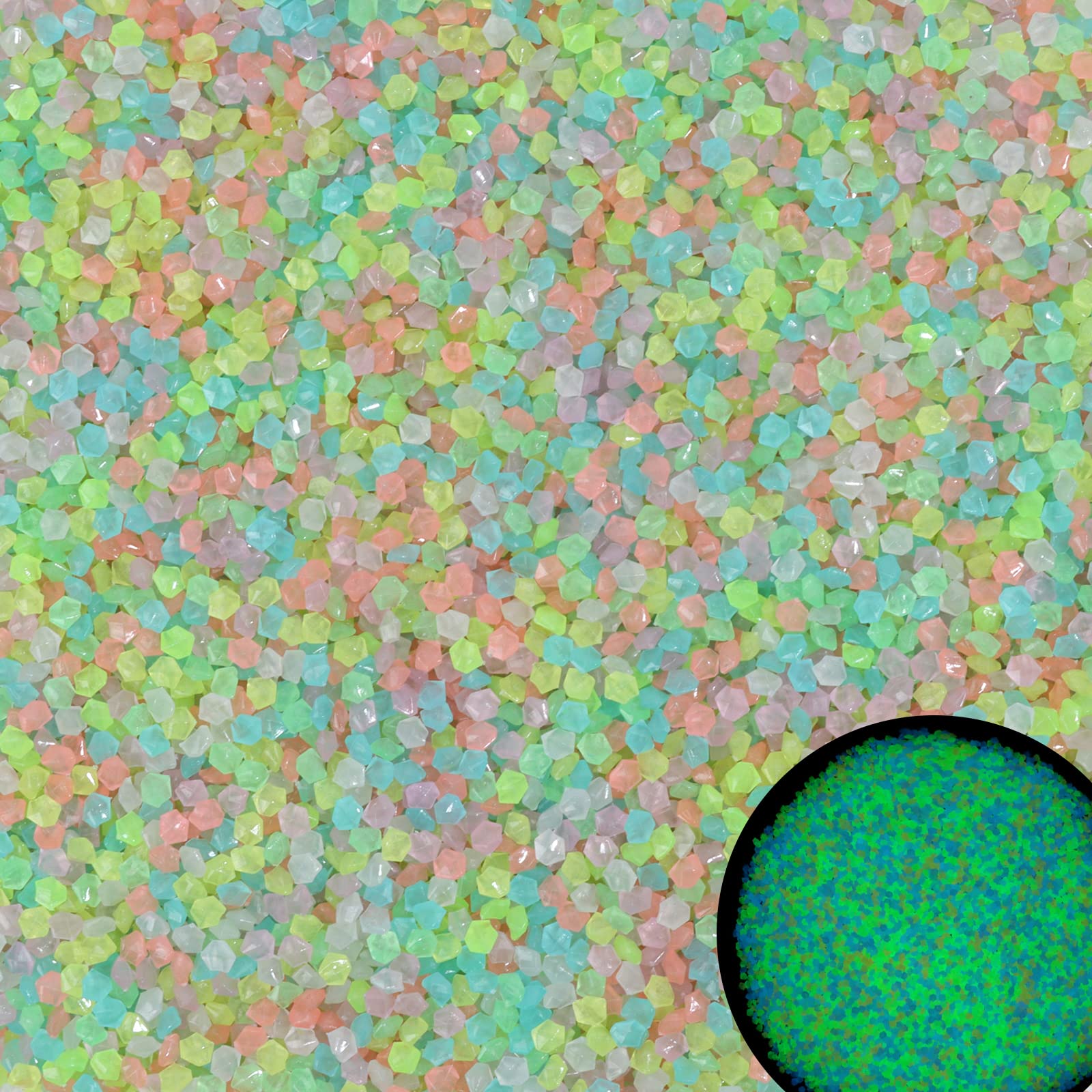 1000Pcs Luminous Sand Glow In  – Aquarium Fish Breeding Bewertung und Preis