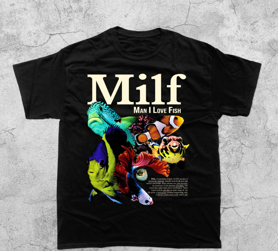 Man I Love Fish Vintage T-Shir – Aquarium Fish Meme Bewertung und Preis