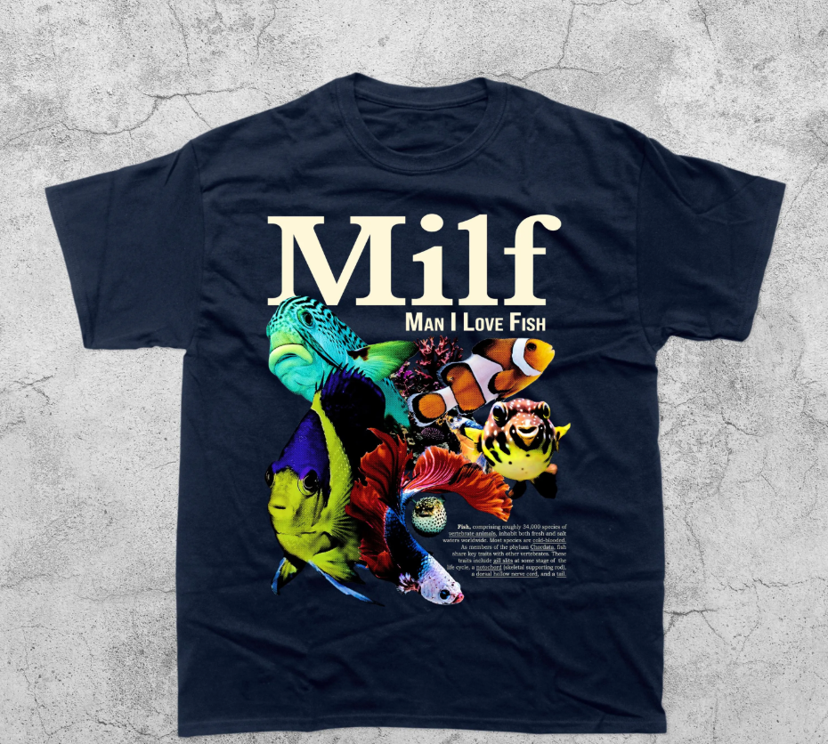 Man I Love Fish Vintage T-Shir – Aquarium Fish Meme Bewertung und Preis