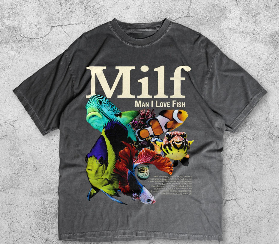 Man I Love Fish Vintage T-Shir – Aquarium Fish Meme Bewertung und Preis