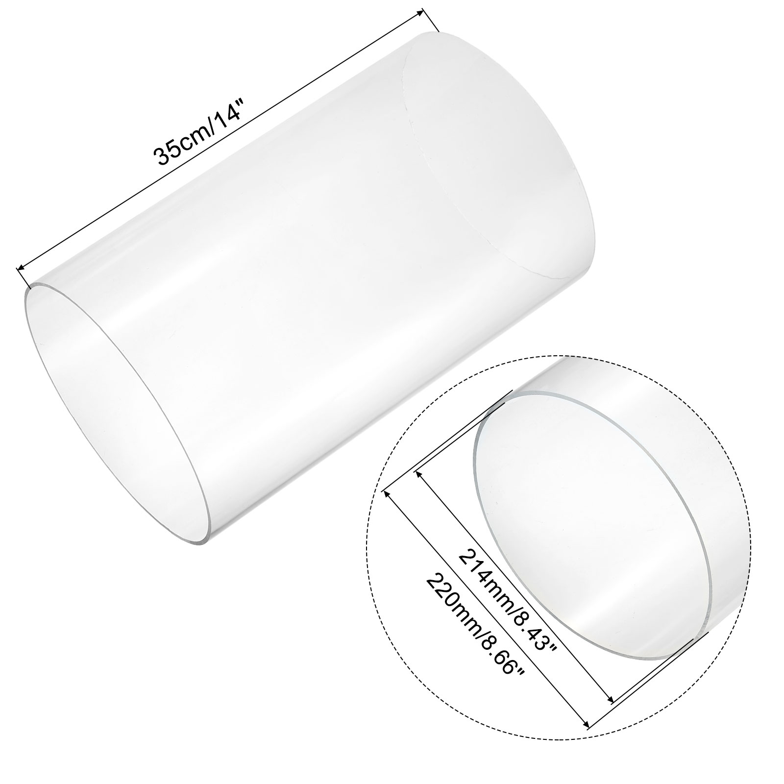 350mm Transparent Acrylic Aqua – Aquarium Fish Lamp Bewertung und Preis