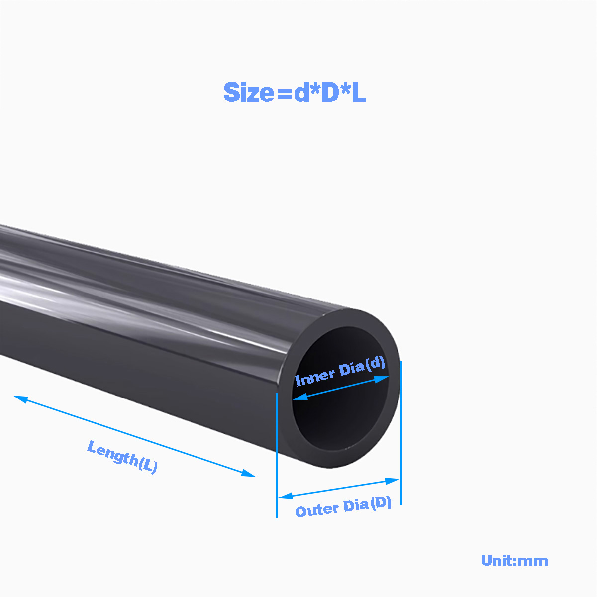 Black PVC Plastic Pipe Hollow  – Aquarium Fish Breeding Bewertung und Preis