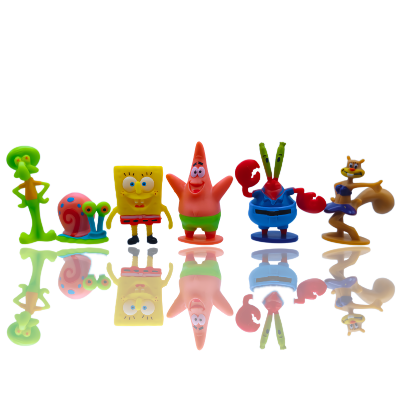 6pcs SpongeBob Fish Tank Decor – Aquarium Fish Breeding Bewertung und Preis
