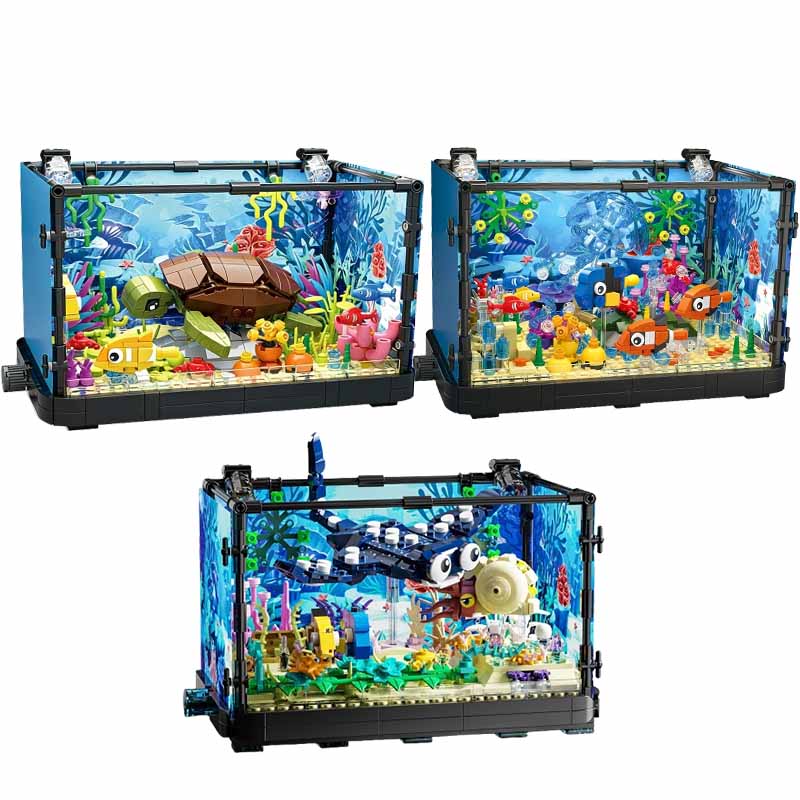Fish Tank Building Block Set w – Aquarium Fish Breeding Bewertung und Preis