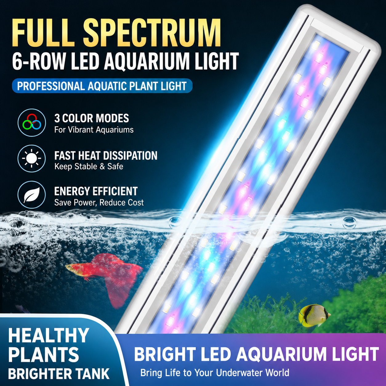 220V LED Aquarium Plant Light  – Aquarium Fish Light Lamp Bewertung und Preis