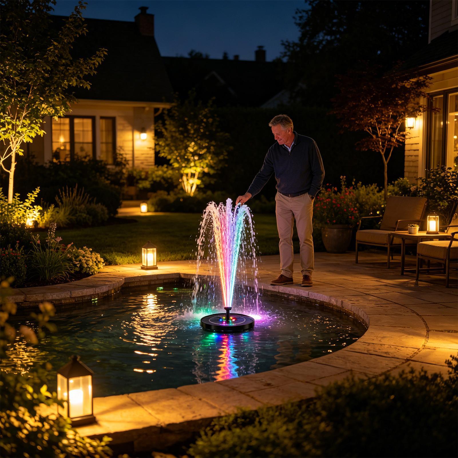 Floating Solar Bird Bath Fount – Aquarium Fish Lamp Bewertung und Preis