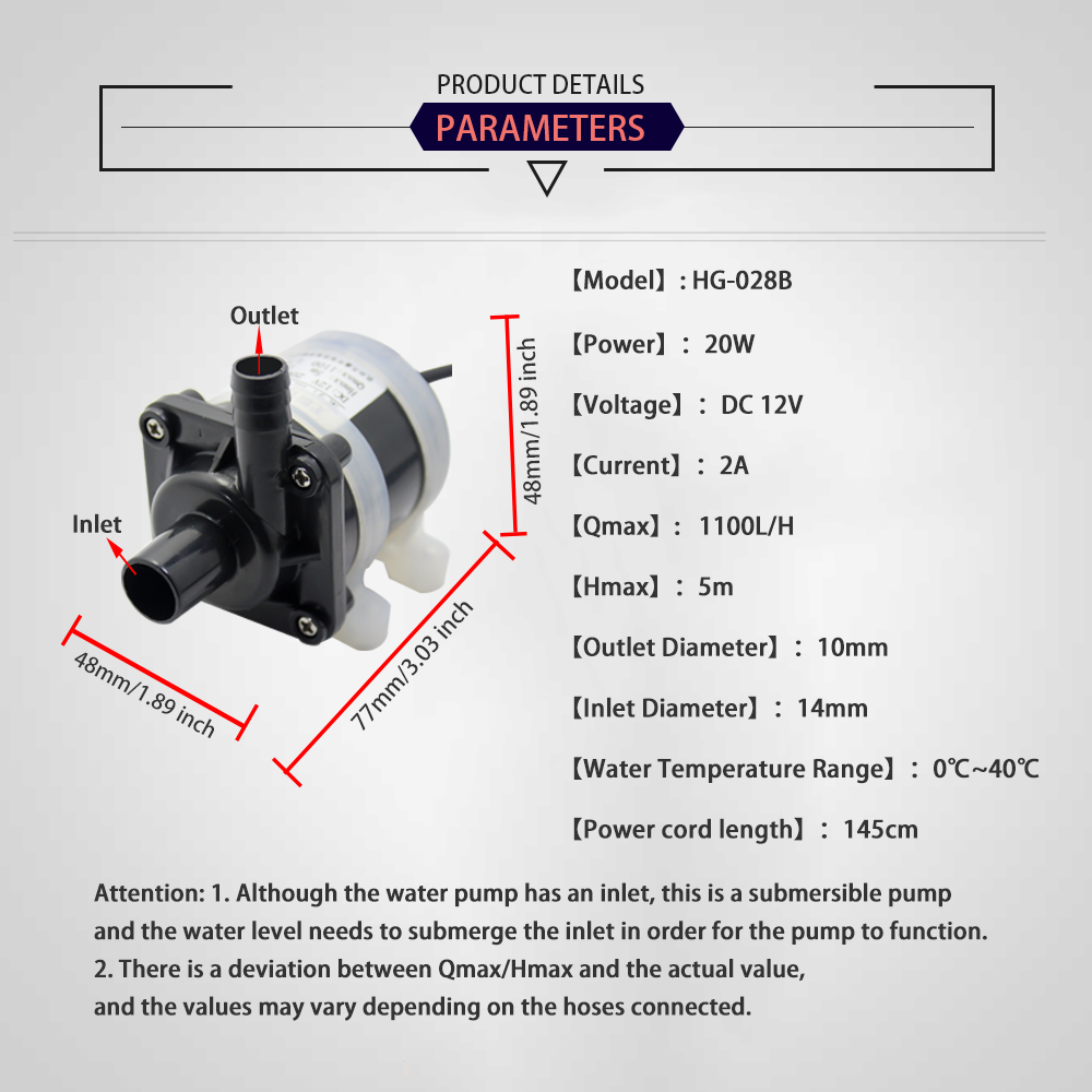 12V DC Brushless Small Submers – Aquarium Fish Breeding Bewertung und Preis