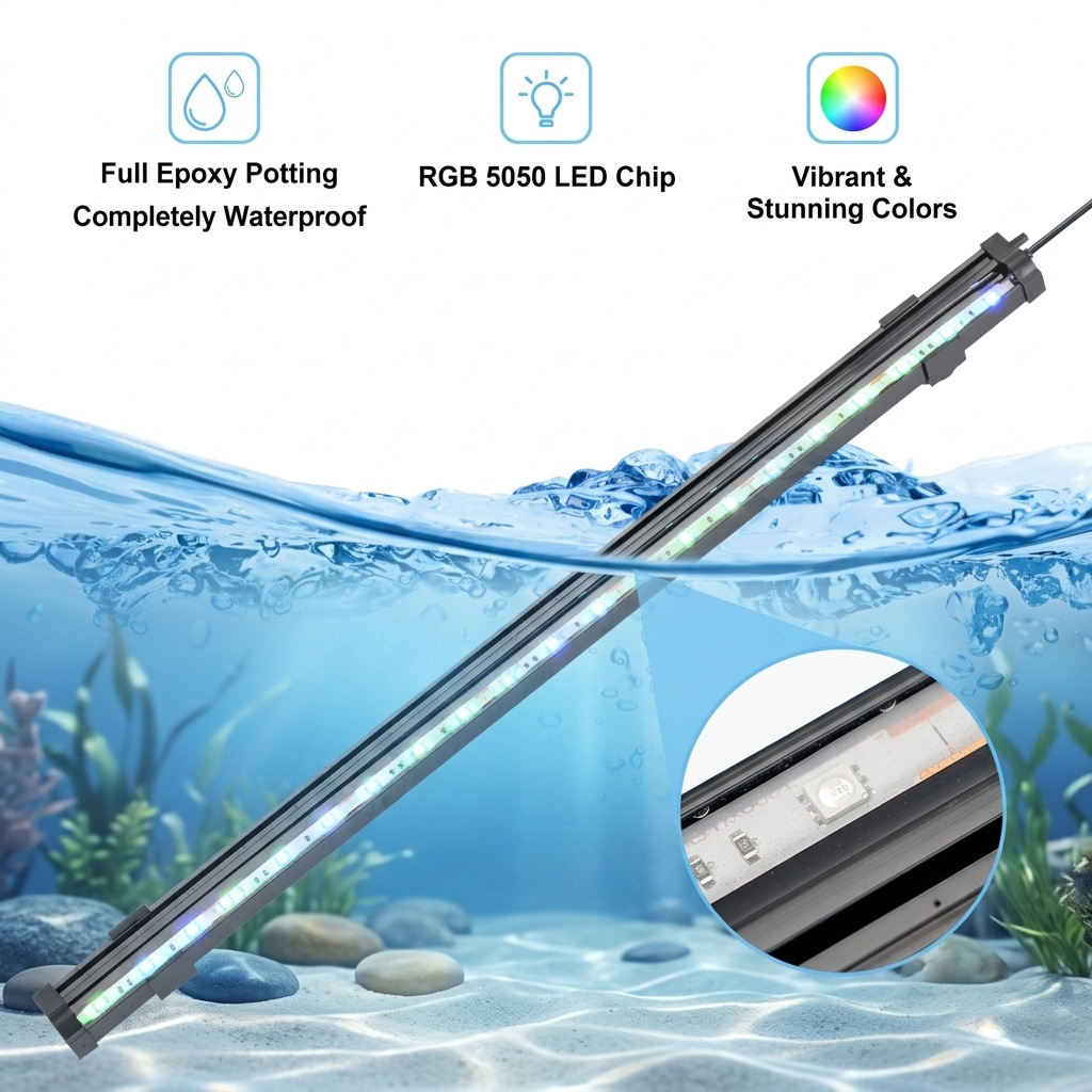 USB LED Aquarium Air Bubble Li – Aquarium Fish Light Lamp Bewertung und Preis